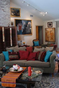 Color scheme - neutral plus (the plus being red, turquoise and orange)