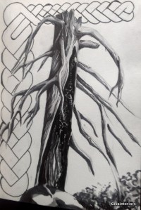 Copics marker, dead tree
